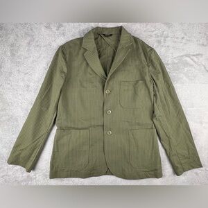 SWRVE Blazer Jacket Mens Small Cordura Unstructured Green Combat Wool Cycling